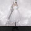 Vestido Strapless Voluminoso Estilo Nuevo 2026 para Registro de Matrimonio, Vestido de Novia Ligero Estilo Coreano, Estilo Callejero, Vestido para Uso Diario
