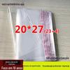 Saco de embalagem de toalha autoadesivo OPP feito de sacos plásticos transparentes direto da fábrica 20*27cm