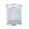 Porta-Canetas Redondo com Grade Porta-Canetas de Mesa para Estudante Porta-Canetas Multifuncional Criativo e Fashion Balde para Canetas Caixa de Armazenamento de Mesa