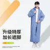 Impermeable de Eva para Exteriores Portátil Estilo Largo de una Sola Pieza Cuerpo Completo Engrosado Resistente Impermeable No Desechable de una Sola Pieza