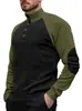 Sudadera de Corduroy de Manga Larga Casual con Cuello Alto y Mangas Raglán para Hombre, Talla Europea Nueva, para Primavera y Otoño, Transfronteriza
