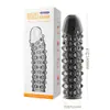 Anel Dente de Lobo de Cristal Jiyu Produtos para Adultos Anel Vibratório Masculino para Atraso do Pênis Brinquedo Sexual Erótico SM para Casais