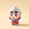 Figuras Creativas de Terciopelo de Ultraman Shin-Chan Lindas Accesorios de Caja Ciega para Transmisiones en Vivo Decoraciones de Escritorio Pequeños Adornos
