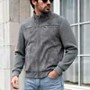 Otoño 2026 Transfronterizo Amazon Chaqueta Corta con Cuello Alto 3D para Hombre Top Casual Abrigo Trendy Estilo Coreano