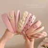 2025 Nueva Horquilla Celebridad de Internet Coreana Diadema de Encaje Crema para Mujer con Corona Alta y Diadema Ancha Antideslizante Accesorio para el Cabello
