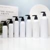 Frasco de Pressão Branco 100ml Frasco para Loção Essência Creme 500ml Frasco Refil para Shampoo Cabeça de Bomba Serigrafada