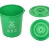 Filtro de Lixo de Cozinha Portátil Lixeira de Plástico de Grande Capacidade Grande com Tampa Doméstica de Cozinha Separação de Lixo Seco e Úmido Classificação Atacado