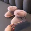 Botas de Nieve de Moda para Niños 2025 Invierno Nuevas Botas de Nieve Cálidas con Forro de Felpa Botas de Algodón de Moda para Niños y Niñas