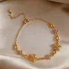 Pulsera Exquisita de Zirconia de Colores con Diseño Retro, Pulsera de Estilo de Nicho de Lujo Ligero, Joyería Versátil de Alta Gama Francesa