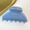 Grampo de Cabelo Semicircular de Ácido Acético, Cabelo Ondulado com Água, Pinça de Ácido Acético, Estilo Coreano, Sofisticado, Acessório de Cabelo Clipe Tubarão para Cabelo Semi-Preso