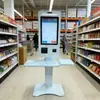 Terminal Inteligente de Autocobro y Pago de 27 pulgadas para Supermercados, Restaurantes, Hospitales, con Capacidades de Escaneo de Código QR y Pago por Reconocimiento Facial