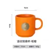 Taza de Cerámica Personalizable que Cambia de Color con Sello de Cobre para Regalos Culturales y Creativos de Secundaria, Regalos para Reuniones Anuales Corporativas, Taza de Café Desayuno Agua con Logo