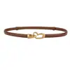 Cinturón Casual Ajustable de Piel Genuina, Cinturón de Lujo Ligero, Cinturón de Estilo Nuevo para Ceñir la Cintura, Cinturón Versátil para Vestir para Mujeres