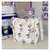 Bolsa de Lona de Dibujos Animados Estilo Coreano para Estudiantes Mujeres Bolsa Cruzada para Clase Estilo Mori Casual Gran Capacidad Viaje al Trabajo Hombro Tote Bag
