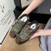 Tênis de Treino Retro Alemão Super Fofo Feminino Chegada Nova Outono 2026 Cor Bloco Nicho Cadarço Salto Baixo Solado Macio Sapatos Esportivos Casuais