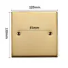 Accesorios para Tapones de Piso 86 Placa de Cubierta para Enchufe de Piso 120 Acero Inoxidable Cobre Total Impermeable Placa de Cubierta en Blanco Placa de Cubierta para Tapón de Piso 3
