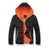 Comercio exterior transfronterizo de AliExpress Chaqueta acolchada de algodón de invierno para hombre con capucha tendencia Europa y Estados Unidos abrigo de chaqueta acolchada de algodón cálido para hombre