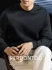 Camiseta de Manga Larga para Hombre Cloudtouch, Amigable con la Piel, Modal, Sensación de Nube, Algodón, 7A Antibacteriana, de Alta Gama, Versátil, Color Sólido