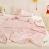 Nueva colcha de verano Tiansi Lyocell Clase A 50 para niños individuales, bebé de dibujos animados, estudiante, aire acondicionado, colcha fina fresca de verano, funda de almohada