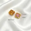 Retenção de Cor Alta Método Antigo Areia Dourada Diamante Incrustado em Ouro Contas Espaçadoras com Contas Pingente Solto DIY Manual Pulseira Pingente de Franja Acessórios