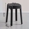 Bancos de plástico engrosados para uso doméstico, apilables, adecuados para mesas de comedor, como sillas de repuesto o como sillas de molino de viento/taburetes de remolino
