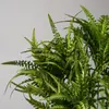 Plantas y flores verdes artificiales, hierba nube dorada de dos puntas, decoración del hogar, hierba decorativa, flores artificiales, adornos para sala de estar y casa de huéspedes, decoración de escena