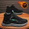 Nuevos Zapatos de Invierno para Hombre, Zapatos Estilo Papá con Forro de Felpa, Zapatos de Algodón Calientes para Hombre, Calzado Deportivo Resistente al Desgaste con Suela Gruesa para Trabajo y Seguridad para Hombre