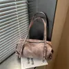 Bolso de hombro retro elegante transfronterizo, nuevo modelo otoño 2026, bolso de mano versátil de lujo ligero para el día a día y bolso de axila