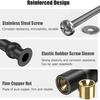 Accesorios para tapa de inodoro placa de cubierta conector de tornillo combinación transfronteriza tornillo de fijación de placa de cubierta