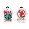 Transfronterizo 24ss Hell Star Hellstar Estilo Europeo y Americano High Street Manga Corta Tendencia Camisetas para Hombre y Mujer Belleza de Nicho Marea