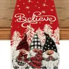 Novo Caminho de Mesa Temático de Natal Estampa de Boneco de Neve Toalha de Mesa de Linho para Mesa de Jantar Mesa de Centro Mesa de Entrada Toalha de Mesa Festiva