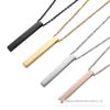 Letras transfronteiriças estéreo AliExpress mais vendido colar de nome longo na moda feminino retangular letras geométricas