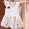 Enterizo Delgado de Verano Ropa para Bebé, Elegante Body de Verano para Niñas Bebés, Vestido Romper para Recién Nacidos para Usar de Día