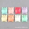 Caja de Lápices Caja de Almacenamiento Material de Cerdo Animal de Dibujos Animados Funda para Teléfono Móvil Accesorios de Resina Pegamento de Crema Accesorios para Joyería DIY