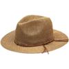 Chapéu de palha de aba larga de verão Chapéu de Jazz Britânico para Homens e Mulheres Proteção solar para praia e litoral Guarda-sol chapéu de bacia para viagem Chapéu coco