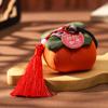 Bolsita para el Festival del Bote del Dragón, hecha a mano, con dosel de loto, material antiguo, bolsita de moxa, bolsita terminada, colgante de bolsillo