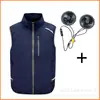 Chaleco Enfriador de Aire Acondicionado de Verano Transfronterizo, Chaleco con Ventilador de Refrigeración, Ropa de Trabajo, Ropa de Pesca para Ocio al Aire Libre, Chaleco de Protección contra el Calor