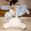 Cojín de mesita de noche, almohadilla grande de seda de hielo para respaldo, almohada suave para dormir de niñas, soporte lumbar para sofá, seda de hielo extraíble y lavable