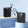 Power Bank Certificado 3C con Carga Rápida, Gran Capacidad, Adecuado para Uso en Aviones, Viene con Cable Integrado, Mini y Compacto Suministro de Energía Portátil, Logo Personalizable