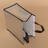 Bolsa térmica para llevar con logo imprimible, bolsa de papel de aluminio para bebidas frías y barbacoa, bolsa térmica desechable para alimentos