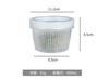 Caja para Cebollín Estilo Japonés Caja para Conservación de Jengibre y Ajo Rodaja de Jengibre Ajo Caja de Almacenamiento para Refrigerador Cocina Portátil Doble Capa Caja Escurridora