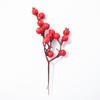 Bayas Rojas Artificiales de Navidad Más Vendidas Transfronterizas, Decoraciones Navideñas, Fruta de la Fortuna, Adornos Navideños, Precio Mayorista de Frutas Navideñas