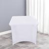 Mantel cuadrado transfronterizo con todo incluido, logotipo personalizado, elástico, para reuniones, bodas, banquetes, mesas de belleza, manteles