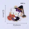 Série de Halloween Transfronteiriça Pingente Gato Kt Acessórios DIY Liga de Liga de Óleo Gotejante Pendente Único Pulseira Colar Venda Direta de Fábrica
