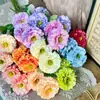 Ramo Artificial de Peonías de 3 Capas para Boda, Adornos Terminados de Flores Artificiales de Seda de Alta Gama para Decoración de Sala de Estar