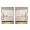 Zapatero de Madera Maciza con Banco Integrado para Uso Doméstico, Gabinete de Almacenamiento de Gran Capacidad para Entrada, Gabinete de Vestíbulo con Compartimentos