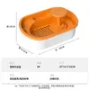 Caja de Baño para Pájaros Loro, Tina de Baño Panorámica Grande para Cacatúas y Periquitos, Bañera para Pájaros con Circulación de Agua Eléctrica
