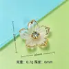 Criativo Feito à Mão DIY Ornamentos Frescos de Borboleta e Flor Acessórios Cola Creme Resina Peças Pequenas Fivelas de Sapato Materiais Atacado