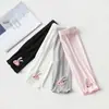 Calça de Cinco Pontos para Meninas Infantil Versátil Fashionável Bebê Casual Seda de Gelo Roupa Externa Leggings Estilo Fino Algodão Puro Modal