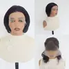 Peluca nueva de encaje completo 13*4 estilo europeo y americano, corte bob para mujer, morado oscuro, estilo corto de verano, en stock en la fábrica